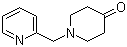 CAS # 41661-56-7, 1-Pyridin-2-ylmethylpiperidin-4-one