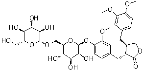 structure of CAS# 41682-24-0, Arctigenin 4'-beta-gentiobioside