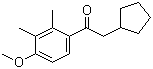 CAS # 41715-81-5, 2-Cyclopentyl-1-(4-methoxy-2,3-dimethylphenyl)ethanone