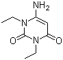6-Amino-1,3-diethyl-2,4(1H,3H)-pyrimidinedione molecular structure (CAS 41740-15-2)