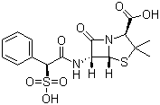 CAS 登录号：41744-40-5, 磺苄西林