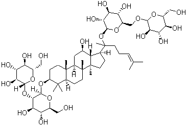 structure of CAS# 41753-43-9, 人参皂苷 Rb1