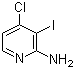 structure of CAS# 417721-69-8, 4-氯-3-碘吡啶-2-胺