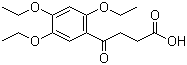 CAS # 41826-92-0, Trepibutone, 3-(2,4,5-Triethoxybenzoyl)propionic acid, 4-Oxo-4-(2,4,5-triethoxyphenyl)butanoic acid