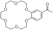 structure of CAS# 41855-35-0, 4'-Acetylbenzo-18-crown-6