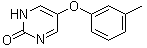 CAS # 41964-07-2, Tolimidone, CP 26154, NSC 314335, 5-(3-Methylphenoxy)-2(1H)-pyrimidinone