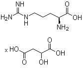 structure of CAS# 41989-03-1, Arginine malate
