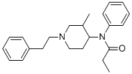 CAS # 42045-86-3, 3-Methylfentanyl, N-[3-methyl-1-(2-phenylethyl)piperidin-4-yl]-N-phenylpropanamide