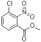 structure of CAS# 42087-81-0, 3-Chloro-2-nitrobenzoic acid methyl ester