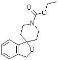 structure of CAS# 42191-83-3, Spiro[isobenzofuran-1(3H),4'-piperidine]-1'-carboxylic acid ethyl ester