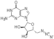CAS # 42204-44-4, 5'-Azido-5'-deoxyguanosine
