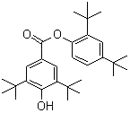CAS # 4221-80-1, 2,4-Di-tert-butylphenyl 3,5-di-tert-butyl-4-hydroxybenzoate