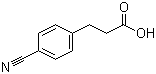 structure of CAS# 42287-94-5, 3-(4-氰基苯基)丙酸