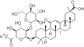 CAS 登录号：42294-03-1, 甘草酸单钾盐