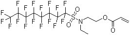 CAS 登录号：423-82-5, N-乙基全氟辛基磺酰胺基乙基丙烯酸酯