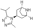 structure of CAS# 423165-07-5, (1R,3s,5S)-3-(3-Isopropyl-5-methyl-4H-1,2,4-triazol-4-yl)-8-azabicyclo[3.2.1]octane