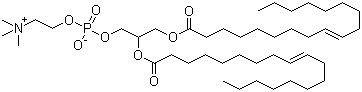 Dierucoyl phosphatidylcholine molecular structure (CAS 4235-95-4)