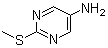 CAS # 42382-46-7, 2-(Methylthio)-5-pyrimidinamine, 5-Amino-2-(methylthio)pyrimidine