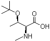 structure of CAS# 42417-72-1, O-叔丁基-N-甲基-L-苏氨酸