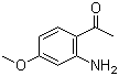 CAS # 42465-53-2, 2'-Amino-4'-methoxyacetophenone, 1-(2-Amino-4-methoxyphenyl)ethanone