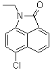 CAS # 42487-22-9, 6-Chloro-1-ethylbenz[cd]indol-2(1H)-one, 4-Chloro-N-ethylnaphtholactam, 6-Chloro-1-ethylnaphthostyril