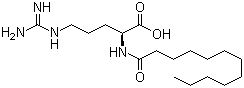 structure of CAS# 42492-22-8, N-月桂酰基-L-精氨酸
