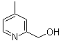 structure of CAS# 42508-74-7, (4-Methylpyridin-2-yl)methanol