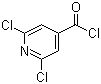 structure of CAS# 42521-08-4, 2,6-Dichloropyridine-4-carbonyl chloride
