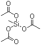 Methyltriacetoxysilane molecular structure (CAS 4253-34-3)