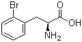 CAS # 42538-40-9, L-2-Bromophenylalanine, (S)-2-Amino-3-(2'-bromophenyl)propanoic acid