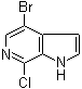 structure of CAS# 425380-38-7, 4-溴-7-氯-1H-吡咯并[2,3-c]吡啶