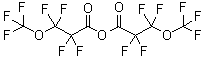 structure of CAS# 42566-65-4, 2,2,3,3-四氟-3-(三氟甲氧基)丙酸酸酐