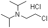 structure of CAS# 4261-68-1, 二异丙氨基乙基氯盐酸盐