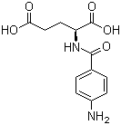 CAS # 4271-30-1, N-(4-Aminobenzoyl)-L-glutamic acid