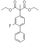 CAS # 42771-81-3, (2-Fluoro[1,1'-biphenyl]-4-yl)methylpropanedioic acid diethyl ester