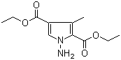 structure of CAS# 427878-69-1, 1-氨基-3-甲基-1H-吡咯-2,4-二羧酸二乙酯
