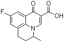structure of CAS# 42835-25-6, Flumequine