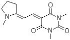 CAS # 428519-09-9, 1,3-Dimethyl-5-[2-(1-methylpyrrolidin-2-ylidene)ethylidene]pyrimidine-2,4,6-trione
