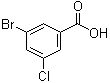 structure of CAS# 42860-02-6, 3-溴-5-氯苯甲酸