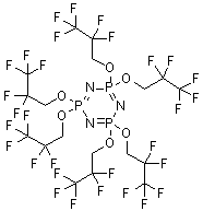CAS 登录号：429-18-5, 六(2,2,3,3,3-五氟丙氧基)环三磷腈