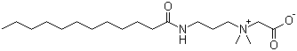 (3-Lauramidopropyl)dimethylbetaine molecular structure (CAS 4292-10-8)