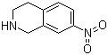 structure of CAS# 42923-79-5, 7-硝基-1,2,3,4-四氢异喹啉