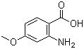 structure of CAS# 4294-95-5, 2-氨基-4-甲氧基苯甲酸