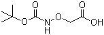structure of CAS# 42989-85-5, N-叔丁氧羰基氨基氧乙酸