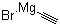 Ethynylmagnesium bromide molecular structure (CAS 4301-14-8)