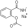 CAS 登录号：43023-70-7, 2-(乙酰氧基)苯甲酰胺单钠盐