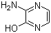 CAS # 43029-19-2, 2-Amino-3-hydroxypyrazine, 3-Amino-2(1H)-pyrazinone, 3-Amino-2-pyrazinol
