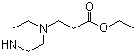 structure of CAS# 43032-38-8, Ethyl 3-(piperazin-1-yl)propanoate