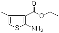 structure of CAS# 43088-42-2, 2-氨基-4-甲基-3-噻吩甲酸乙酯