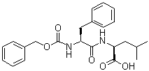 N-Carbobenzoxy-L-phenylalanyl-L-leucine molecular structure (CAS 4313-73-9)